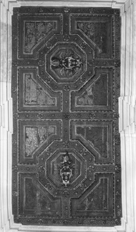 soffitto, complesso decorativo - ambito romano (sec. XVI)